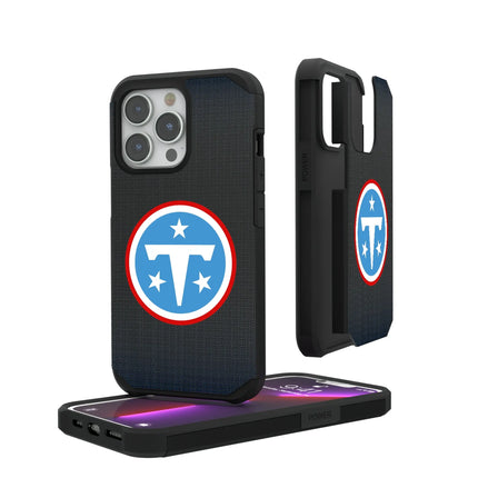 Tennessee Titans Linen Rugged Phone Case for Apple iPhone