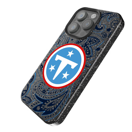 Tennessee Titans Paisley Black Bling Phone Case for Apple iPhone