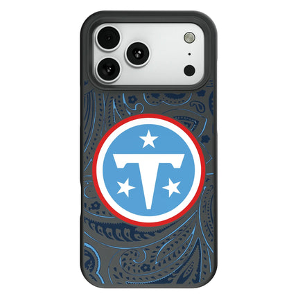 Tennessee Titans Paisley Bump Phone Case for Apple iPhone