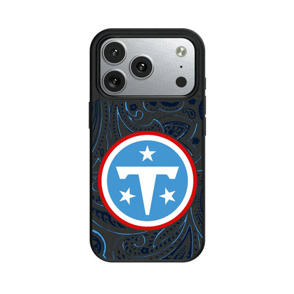 Tennessee Titans Paisley MagSafe Compatible Phone Case for Apple iPhone