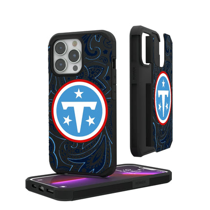 Tennessee Titans Paisley Rugged Phone Case for Apple iPhone