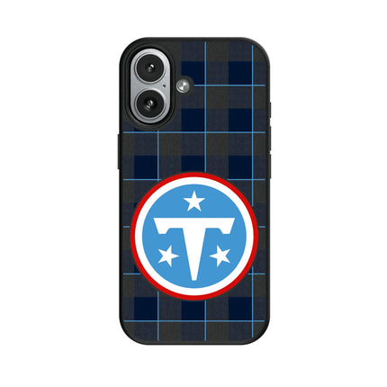 Tennessee Titans Plaid MagSafe Compatible Phone Case for Apple iPhone