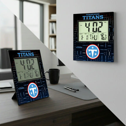 Tennessee Titans Quadtile Wall Clock