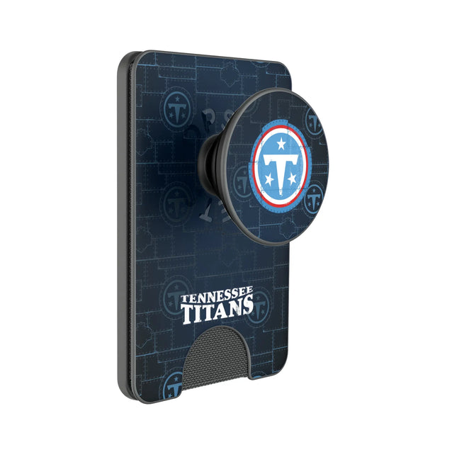 Tennessee Titans Rivet PopSockets MagSafe-Compatible PopWallet+