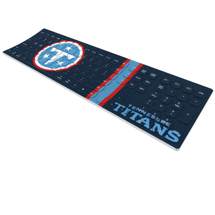 Tennessee Titans Stripe Curved Wireless Keyboard