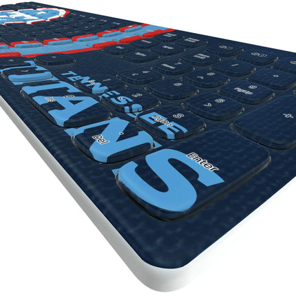 Tennessee Titans Stripe Curved Wireless Keyboard