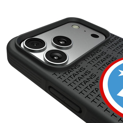 Tennessee Titans Text Backdrop Bump Phone Case for Apple iPhone