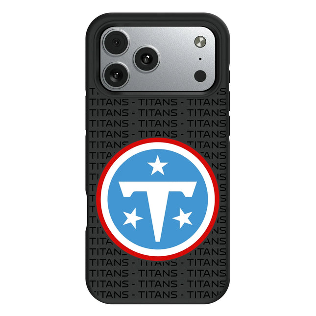 Tennessee Titans Text Backdrop Bump Phone Case for Apple iPhone