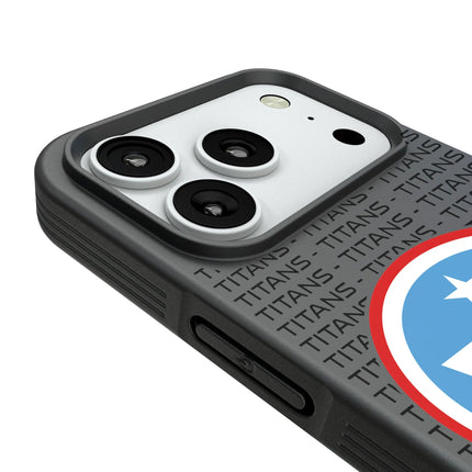 Tennessee Titans Text Backdrop Bump Phone Case for Apple iPhone
