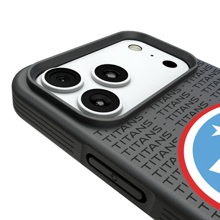 Tennessee Titans Text Backdrop Bump Phone Case for Apple iPhone