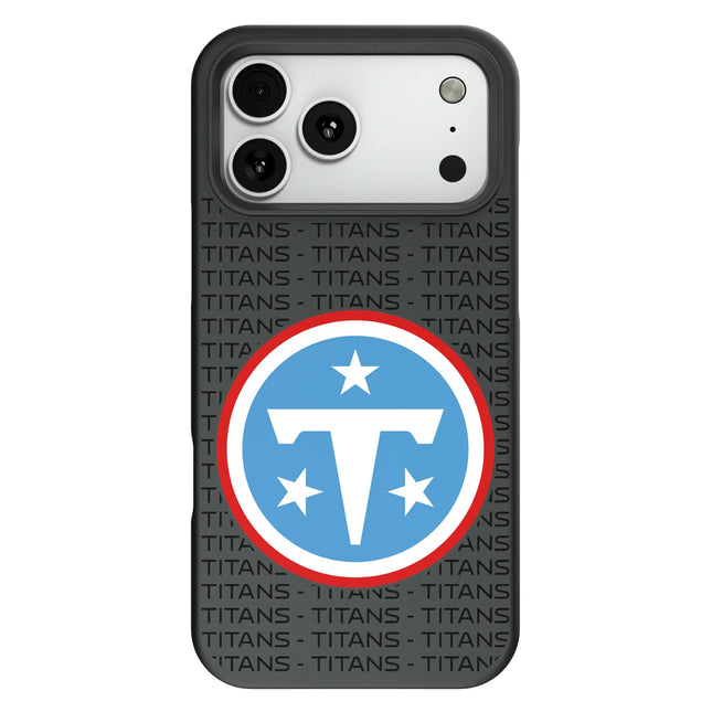 Tennessee Titans Text Backdrop Bump Phone Case for Apple iPhone