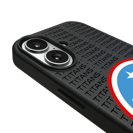 Tennessee Titans Text Backdrop MagSafe Compatible Phone Case for Apple iPhone
