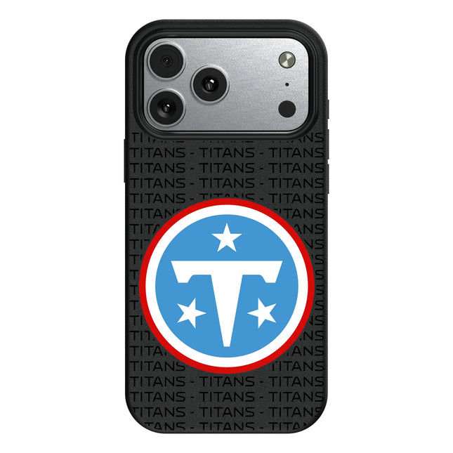 Tennessee Titans Text Backdrop MagSafe Compatible Phone Case for Apple iPhone