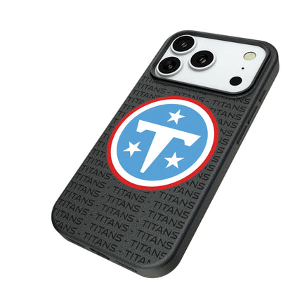 Tennessee Titans Text Backdrop MagSafe Compatible Phone Case for Apple iPhone