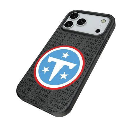 Tennessee Titans Text Backdrop MagSafe Compatible Phone Case for Apple iPhone