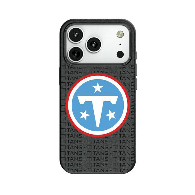 Tennessee Titans Text Backdrop MagSafe Compatible Phone Case for Apple iPhone