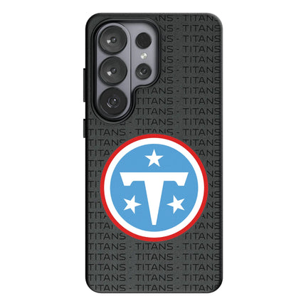 Tennessee Titans Text Backdrop MagSafe Compatible Phone Case for Samsung Galaxy