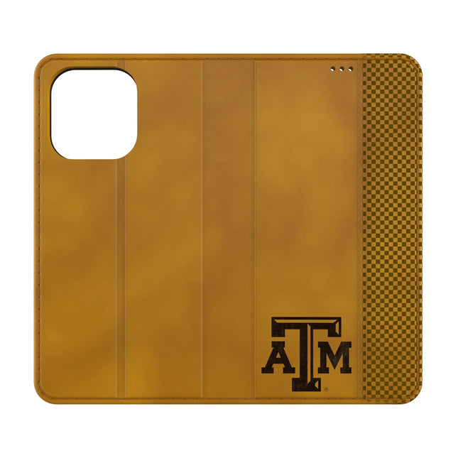 Texas A&M University Aggies Burn Folio Phone Case for Apple iPhone