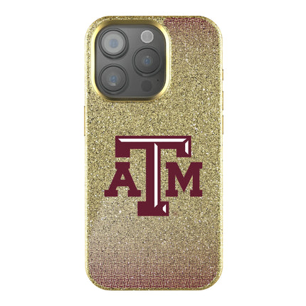 Texas A&M University Aggies Linen Bling Phone Case for Apple iPhone