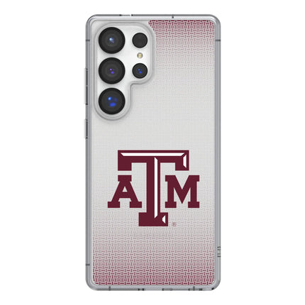 Texas A&M University Aggies Linen Clear Phone Case for Samsung Galaxy