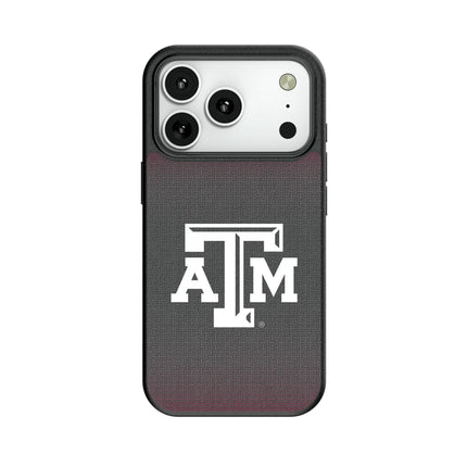 Texas A&M University Aggies Linen MagSafe Compatible Phone Case for Apple iPhone