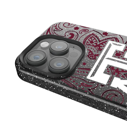 Texas A&M University Aggies Paisley Black Bling Phone Case for Apple iPhone