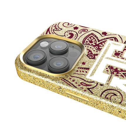 Texas A&M University Aggies Paisley Bling Phone Case for Apple iPhone