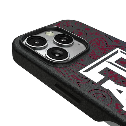 Texas A&M University Aggies Paisley MagSafe Compatible Phone Case for Apple iPhone