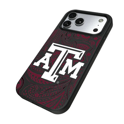 Texas A&M University Aggies Paisley MagSafe Compatible Phone Case for Apple iPhone