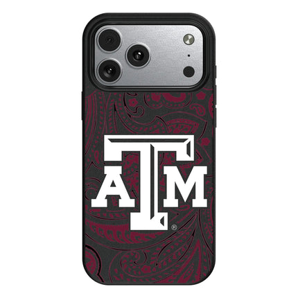 Texas A&M University Aggies Paisley MagSafe Compatible Phone Case for Apple iPhone