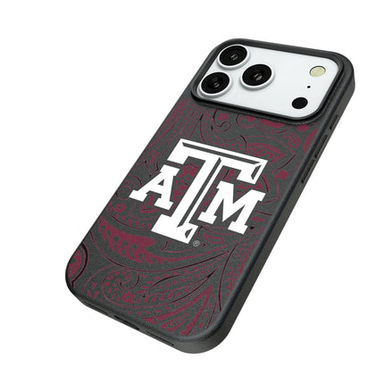 Texas A&M University Aggies Paisley MagSafe Compatible Phone Case for Apple iPhone