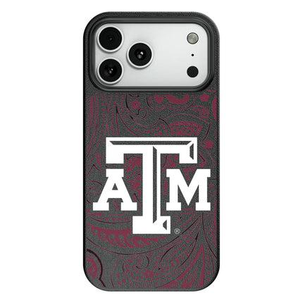 Texas A&M University Aggies Paisley MagSafe Compatible Phone Case for Apple iPhone