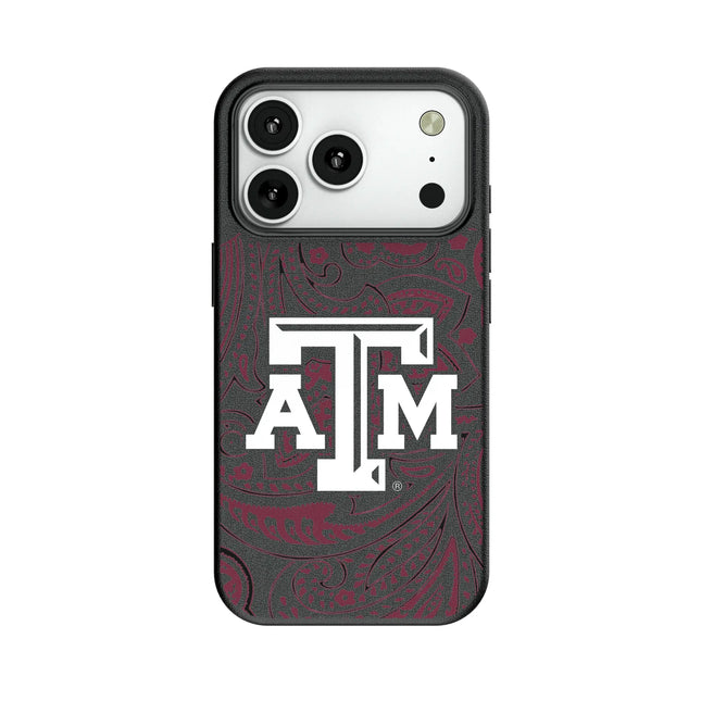 Texas A&M University Aggies Paisley MagSafe Compatible Phone Case for Apple iPhone