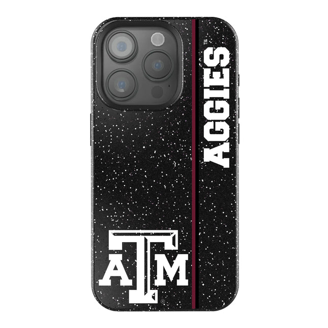 Texas A&M University Aggies Sidebar Black Bling Phone Case for Apple iPhone