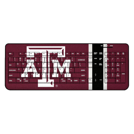 Texas A&M University Aggies Stripe Wireless USB Keyboard