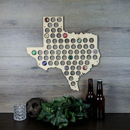Texas Beer Cap Map