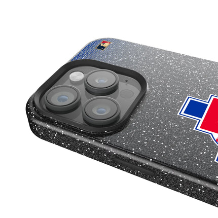 Texas Rangers 1981-1983 - Cooperstown Collection Linen Black Bling Phone Case for Apple iPhone