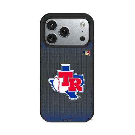 Texas Rangers 1981-1983 - Cooperstown Collection Linen Bump Phone Case for Apple iPhone