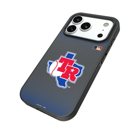 Texas Rangers 1981-1983 - Cooperstown Collection Linen Bump Phone Case for Apple iPhone