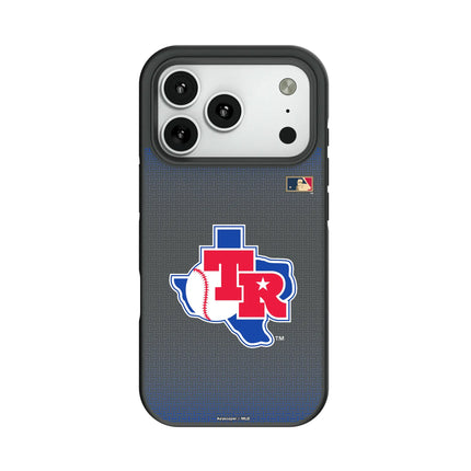 Texas Rangers 1981-1983 - Cooperstown Collection Linen Bump Phone Case for Apple iPhone