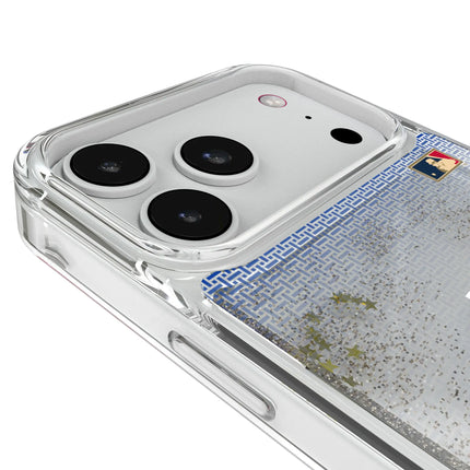 Texas Rangers 1981-1983 - Cooperstown Collection Linen Glitter Phone Case for Apple iPhone