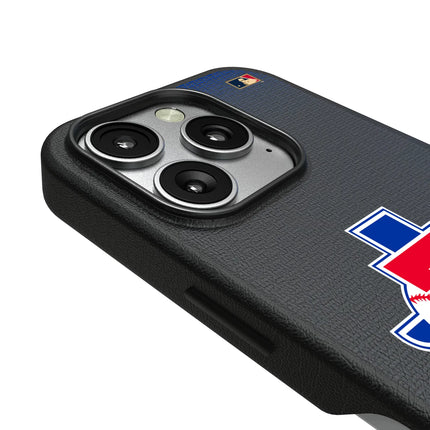 Texas Rangers 1981-1983 - Cooperstown Collection Linen MagSafe Compatible Phone Case for Apple iPhone