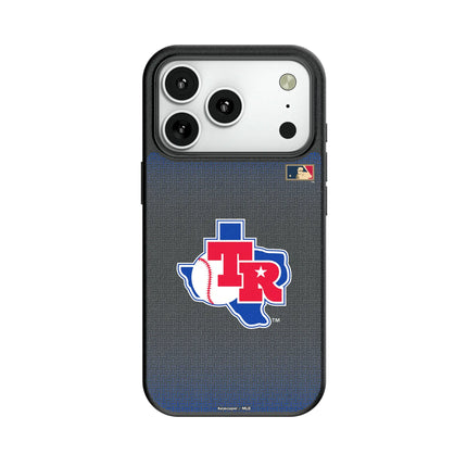 Texas Rangers 1981-1983 - Cooperstown Collection Linen MagSafe Compatible Phone Case for Apple iPhone