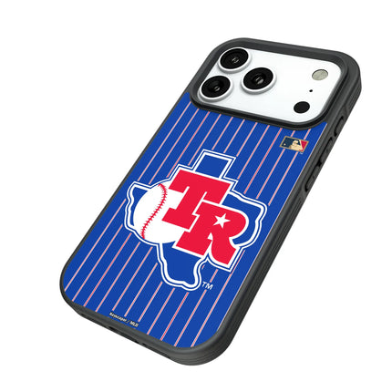 Texas Rangers 1981-1983 - Cooperstown Collection Pinstripe Bump Phone Case for Apple iPhone