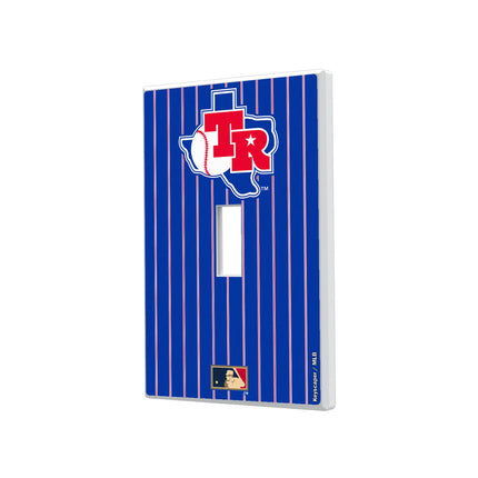 Texas Rangers 1981-1983 - Cooperstown Collection Pinstripe Hidden-Screw Light Switch Plate