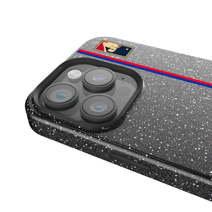 Texas Rangers 1981-1983 - Cooperstown Collection Sidebar Black Bling Phone Case for Apple iPhone