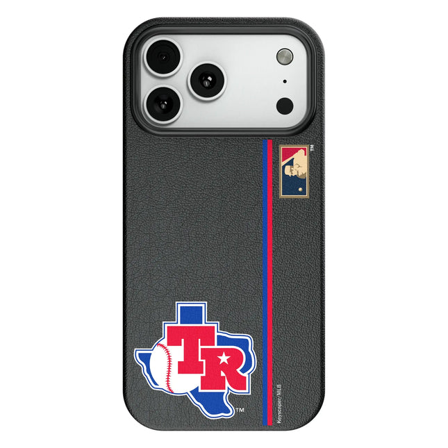 Texas Rangers 1981-1983 - Cooperstown Collection Sidebar MagSafe Compatible Phone Case for Apple iPhone