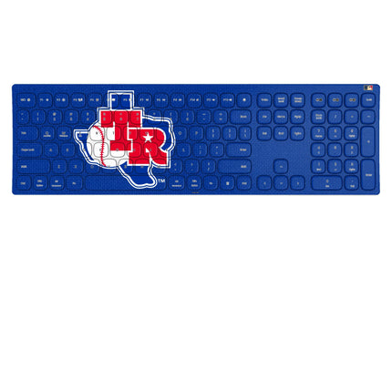 Texas Rangers 1981-1983 - Cooperstown Collection Solid Curved Wireless Keyboard