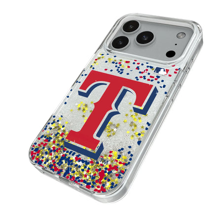 Texas Rangers Confetti Glitter Phone Case for Apple iPhone