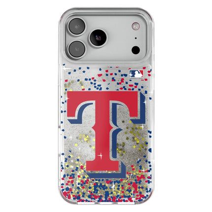 Texas Rangers Confetti Glitter Phone Case for Apple iPhone